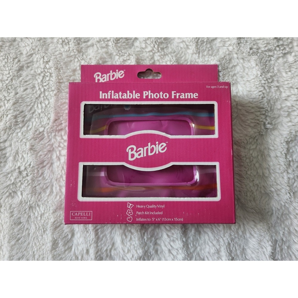 Vintage RARE Mattel Barbie, Inflatable Photo‎ Frame, Capelli 1998